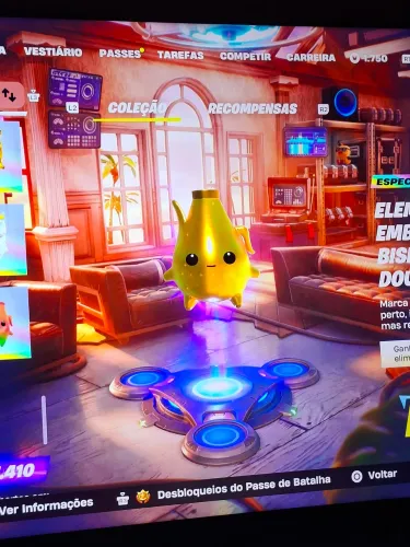 ELEMENTAL EMBANANADO DOURADO