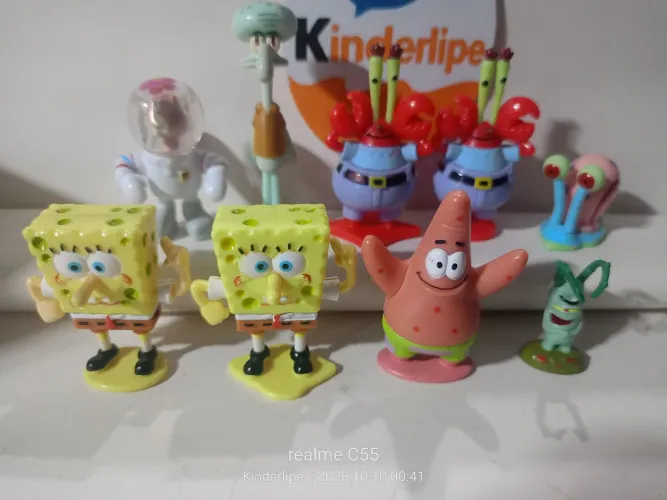 Kinder ovo Bob Esponja Completo