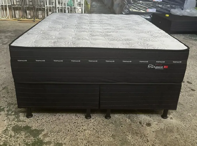 Cama Box Queen Size Molas ensacadas Turquia - Novo e embalado!!