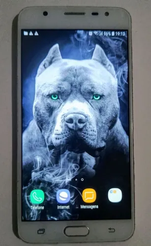 celular samsung galaxy j7 prime 32gb rosa funcionando