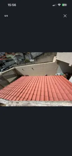 ESTRUTURA DE GARAGEM TELHADO E BARRAS