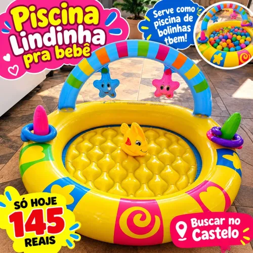 Pscina infantil lindinha ..seve de bolinha também