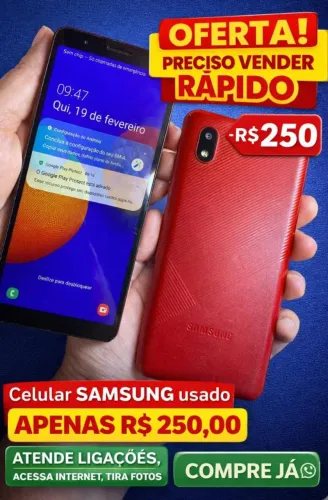 Celular Samsung pra sair hoje ?sou de Itajaí *