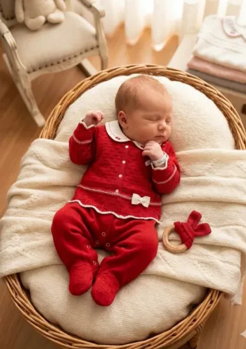 Macacão Bebê sobreposição Tricot Beth Bebê