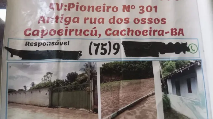 Vende-se um sítio todo murado  no capoeirucu, Cachoeira BA