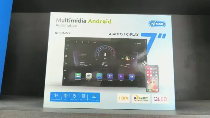 Multimídia 7 polegadas 1 Din .Android ,novos