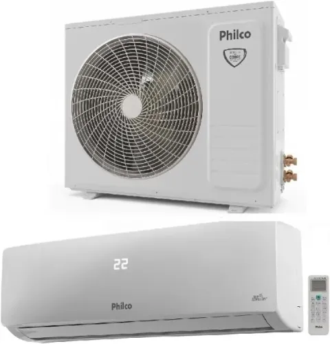 Ar Condicionado Split Hi Wall Inverter Philco 12000 Btuuh Frio Pac12FB - 220 Volts