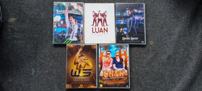 Kit Sertanejo. Luan Santana (2), Lucas Lucco, Wesley Safadão e George Henrique & Rodrigo.