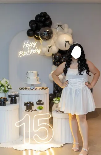 Vestido branco de festa
