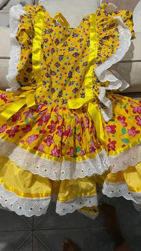 Vestido junino infantil