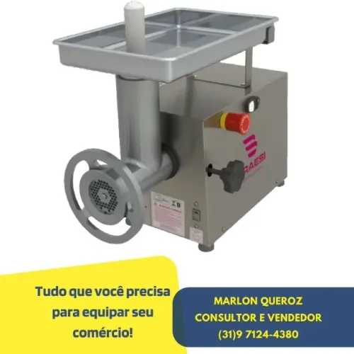 Moedor de Carne Boca 10 Braesi Inox