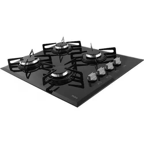 Cooktop a Gás Philco 4 Bocas Chef Bisote 4 Bivolt - Preto