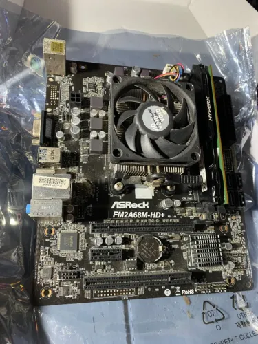Kit A10-7800 + Placa mãe + RAM + Cooler (Leia a descrição)