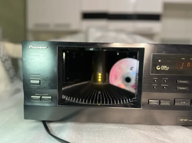 CD Player Pioneer PD-F908 101 Discos Vintage - Funcionando