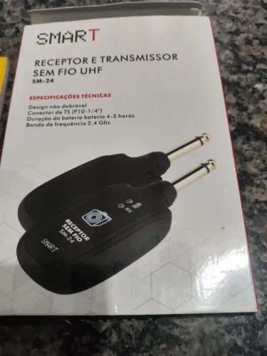 Vendo revpor e transmissor sem fio UHF SM 24