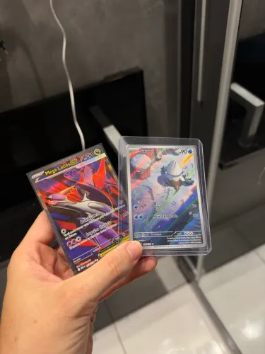 Snover e mega Latias EX Megaevoluções MN Ilustração Rara