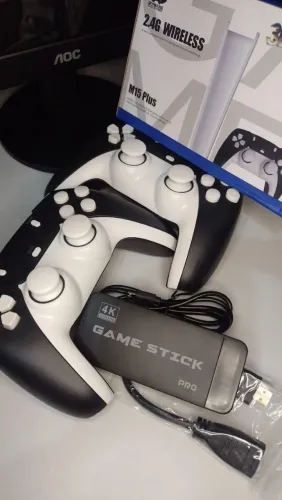 Game Stick 4K Black 2 Controles Novos