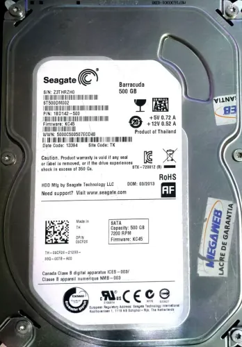 HD PARA COMPUTADOR 500GB