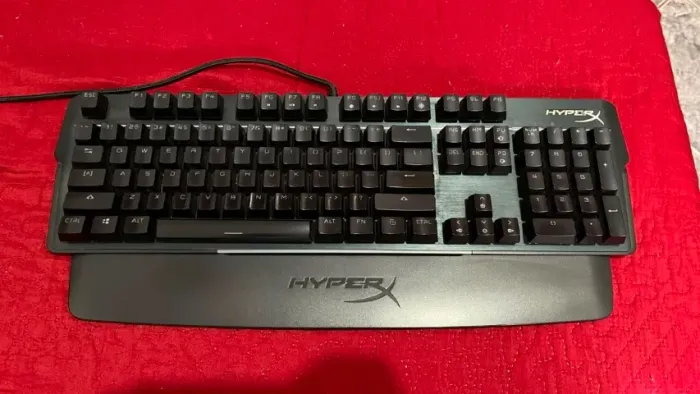 Teclado Gamer, Hyperx Mars, Rgb, Mecânico Us, Switch Outemu Blue