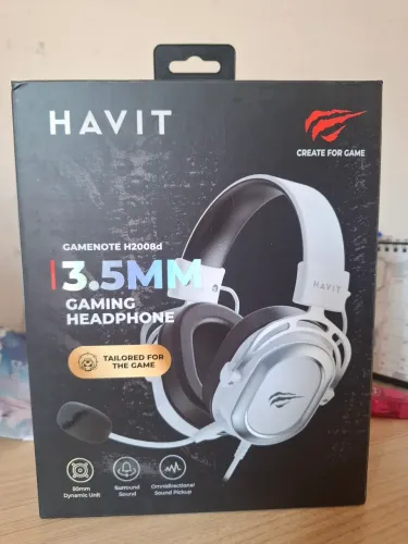Headset Gamer Havit Gamenote H2008d Branco