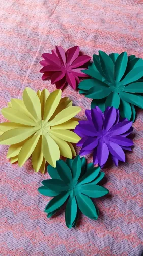Flores de papel