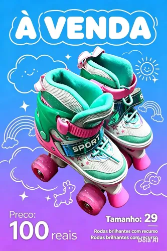 Patins A Venda