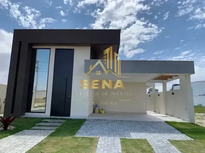 CASA LINEAR DE ALTO PADRÃO À VENDA NO CONDOMÍNIO VIVERDE 2