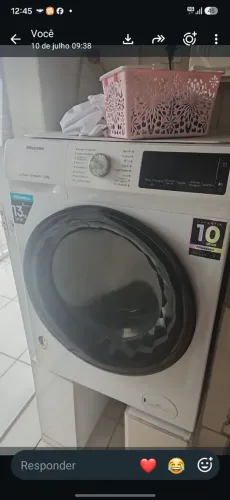 Máquina de lavar roupa 13kg Hisense