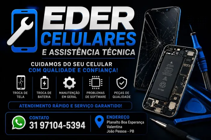 Eder celulares e assistência técnica