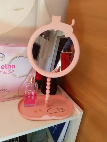 Espelho de mesa Blogueira gatinha vem Que o Preço Caiu ?