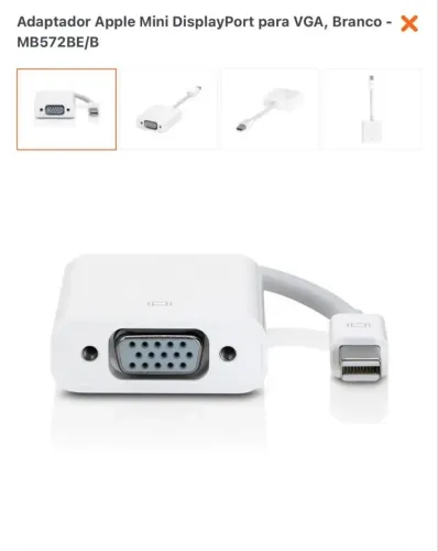 Adaptador Apple Mini para VGA