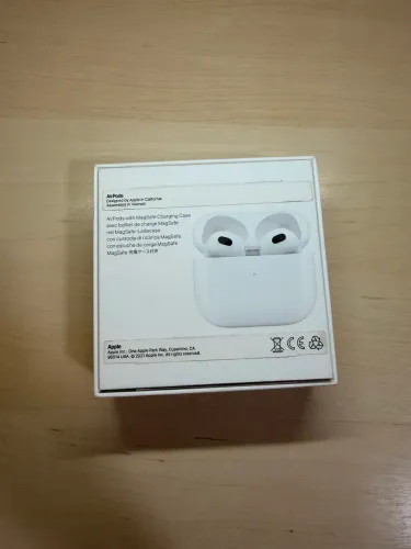 airpods apple 3rd geração original com capinha