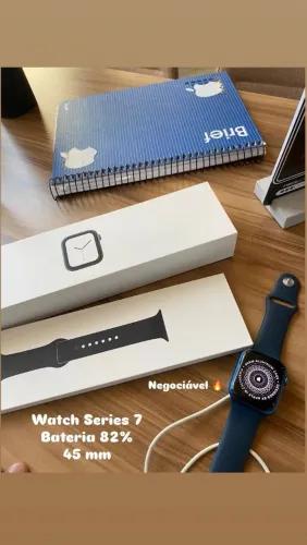 Apple Watch Series 7 45mm GPS Azul - Completo