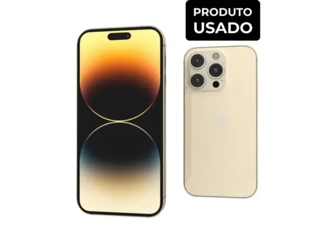 iPhone 14 Pro branco (Dourado) de 256GB usado
