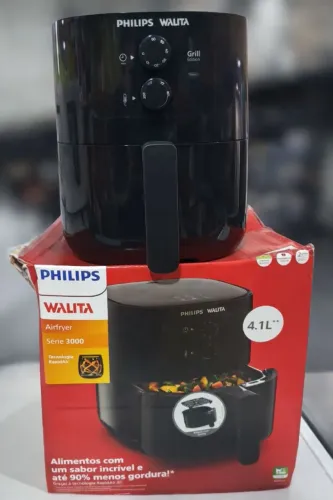 Fritadeira Airfryer Série 3000 Philips Walita 1400W Preta - 220v