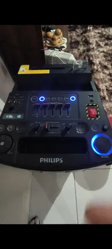 Mesa de DJ da caixa Philips nx7 funcionando 100% tenho como testar