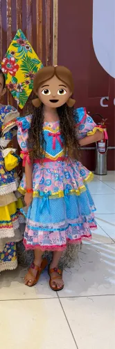 Vestido junino infantil