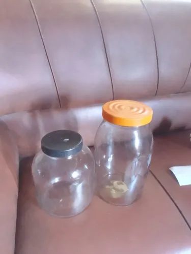 Pote de vidro para colocar qualquer coisa vim buscar eu de Timbaúba Pernambuco