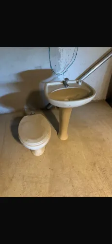 Kit banheiro Vaso e Pia Vintage