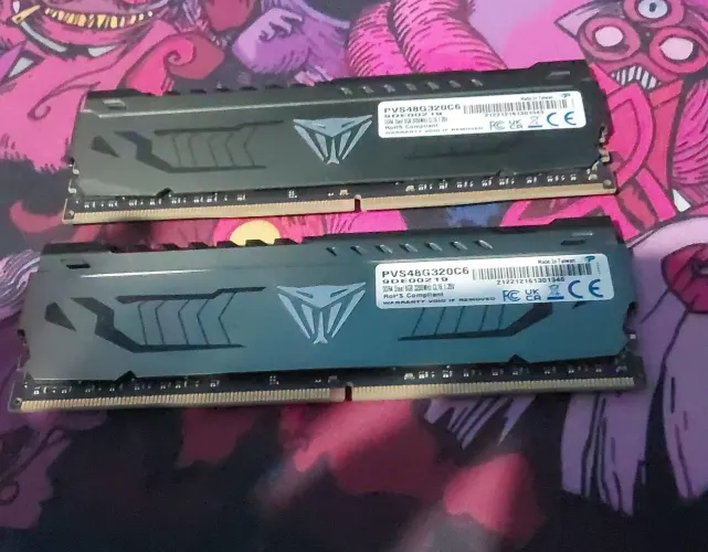 Memórias RAM DDR4 2x8 16gb