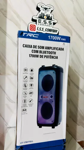 Caixa de som amolificada 1700Wrms TRCct1700