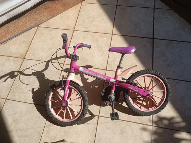 Bicicleta Infantil da marca Nathor, modelo Top Girls (Aro 16). *USADA*