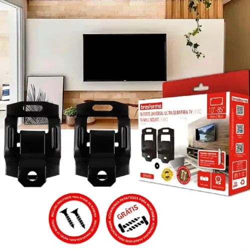 Suporte Universal Slim para TV LED/LCD 10 a 85 Polegadas