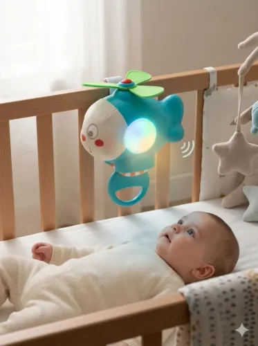Móbile Musical para Berço de Bebê (NOVO) - Helicóptero Lullaby Chicco