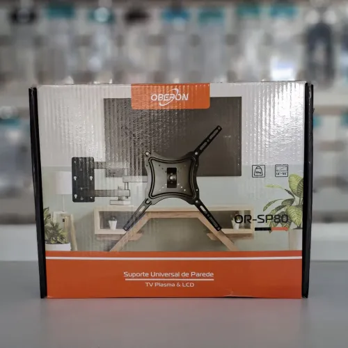 Suporte de tv articulado até 80kg - entrega em slz e região