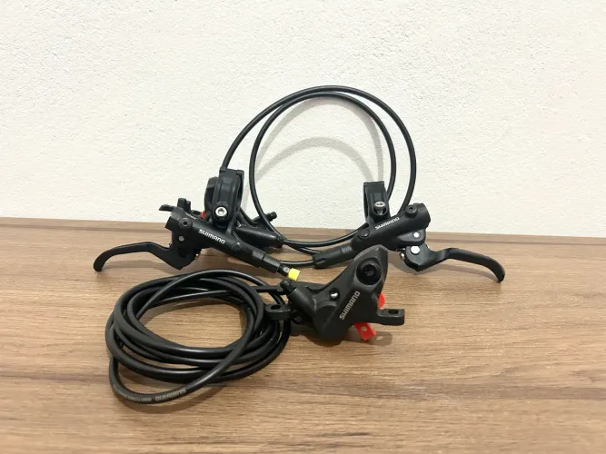 Freio Shimano Deore M6120 4 pistões Novo 