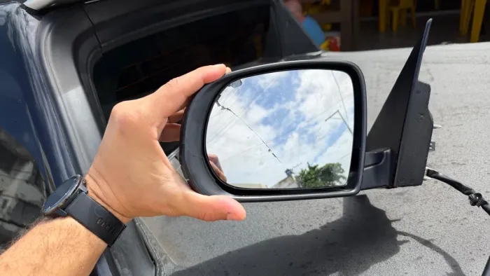Retrovisor Esquerdo Fiat Toro 2022 Original Completo