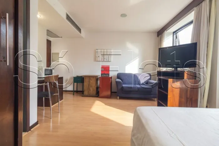 Studio disponível para locação na Avenida Faria Lima com 29m², 1 dorm e 1 vaga