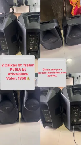 Caixa de som bt frahm