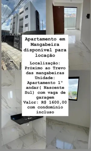 Apartamento para alugar em mangabeira